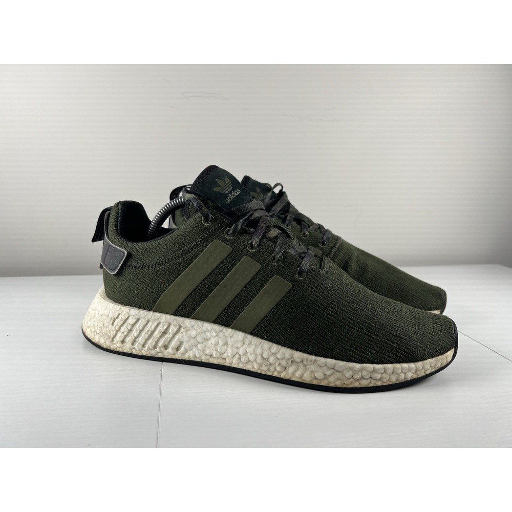 Size 10 - Adidas NMD_R2 Olive Cargo Mens Shoes